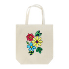 結華の障害者アート 手描きイラスト 花 Tote Bag