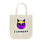 usa100のアイラブキャット Tote Bag