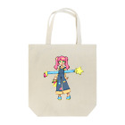 APPLAYFULのピンク絵の具な女の子 Tote Bag