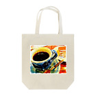 kazeou（風王）のCOFFEE and CAKE(アプリ加工) Tote Bag