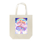 シロクマペンギンの虹の魔法少女 Tote Bag