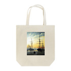 世界の絵画アートグッズのカスパー・ダーヴィト・フリードリヒ《港の眺め》 Tote Bag