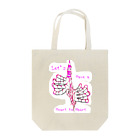 SASARiNS のHave a Heart to heart Tote Bag