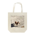 ふかみどりのお家のお犬様と白菜 Tote Bag