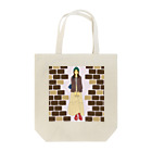 yuufのchocolate-brown brick Tote Bag