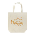 キャプリコーンのあれやこれや考えるのごろごろと、涼んでいる猫。 Tote Bag