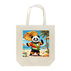 大人な動物のお店のビーチでサンバを踊る成金パンダ Tote Bag