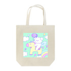 ふわふわポメラニアンちゃんのふわふわユニコーンちゃん Tote Bag