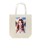 AQUAMETAVERSEの赤い薔薇の髪飾りがステキな王女　BLUE PLUM  691 Tote Bag