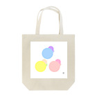 I&IのPastel color dots 3 Tote Bag