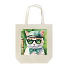 ryusky_333のサングラスをかけた猫がゴルフに集中！ Tote Bag