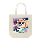 ryusky_333のサングラス姿の猫がヨガポーズでリラックス！ Tote Bag