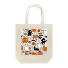 猫猫猫のハロウィン　猫　かぼちゃ トートバッグ
