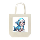 IloveCatのサメのフードを被った子猫 Tote Bag