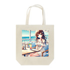 trypsin8080の浜辺のカフェで Tote Bag