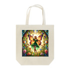 かるるんショップの妖精の魔法　ステンドグラス風 Tote Bag