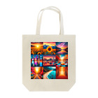 HAPPYTimeのカラフル背景 Tote Bag