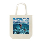 AQUAMETAVERSEのモルジブの大海原で人魚が泳いでいますsanae2074 Tote Bag