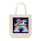 momonekokoのネオンカラーのユニコーン Tote Bag