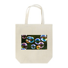 AQUAMETAVERSEの大小の輝くシャボン玉　BLUE PLUM  691 Tote Bag