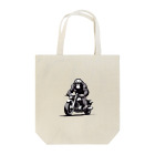 UEKIshopのバイクに乗ったゴリラ Tote Bag