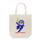 剣道グッズ　覆面剣士マスクドスウォーズマン　剣道Tシャツのマスクド・ブルー Tote Bag