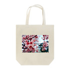 フィルムカメラと花の3月の桜 Tote Bag