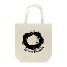 Groovy Productsのロゴトートバッグ(黒文字/大) Tote Bag