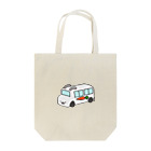 いぬのはなこ小屋のうさぎ幼稚園(しろ) Tote Bag