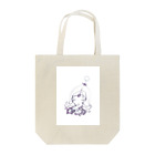 塩バターの春待ちちゃん 線画ver. Tote Bag