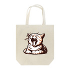 メタのあくび猫 Tote Bag