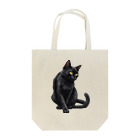 jiyurakuの黒にゃんこ様 Tote Bag