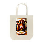 WhiteLionの牛肉を食べたい牛 Tote Bag