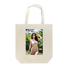 AI美女大好きクラブの「海辺の恋模様: AI美女のビーチウェア・ファンタジー」vol248 トートバッグ