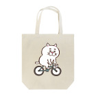 目つきの悪い猫＠いけやけいのサイクリングにゃんこ トートバッグ
