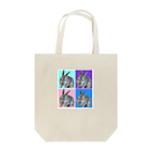 mikanbatakeのうさぎ　４つのお顔 Tote Bag