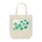 葉月あさこ(風椋)＠癒しの書【公式】のインクアート 緑の花 Tote Bag