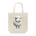 moko's merry shopのもこもこひつじさん Tote Bag