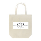 ちゅんきちショップのおしゃれシンプル英語ロゴ　"Small Wings, Big Changes" Tote Bag