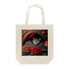 LunaNocturneのねこちゃんとお花 Tote Bag