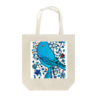 kuri_AMERICANの幸せの青い鳥 トートバッグ