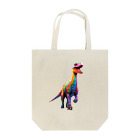 ファンタジックスクリブルの虹色サウルス Tote Bag