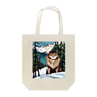 Ppit8のI live in Snow Mountain. Tote Bag