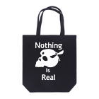 『NG （Niche・Gate）』ニッチゲート-- IN SUZURIのNothing Is Real.（白） Tote Bag