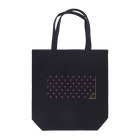 CHOSANAのチラ犬ドットハート Tote Bag