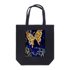 しばいぬ1大好き屋の夜空羽舞う黄金蝶 Tote Bag