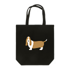 ゆいたっく／犬イラストのバセット・ハウンド Tote Bag