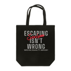 chataro123のEscaping Sexism Isn't Wrong: Seeking Equality Abroad! Tote Bag