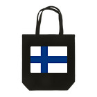 お絵かき屋さんのフィンランドの国旗 トートバッグ