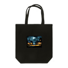 studio eizoの夜の村！ミリタリーファッションのエキサイティングな世界へようこそ！ Tote Bag